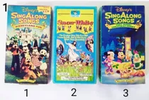 Comprar 3 Peliculas Vhs Disney  En Ingles Originales Precio X Todos