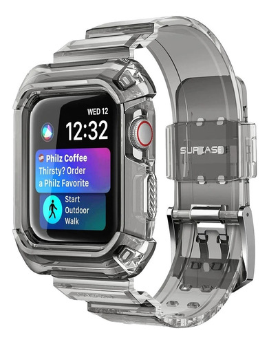 Case Y Correa Supcase Para Apple Watch Serie 9 41mm Frost