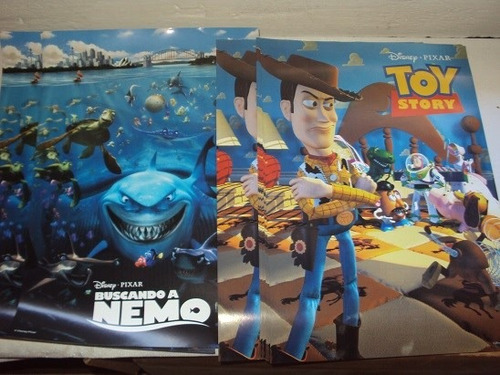 Lote De 30 Posters Toy Story Y Buscando A Nemo