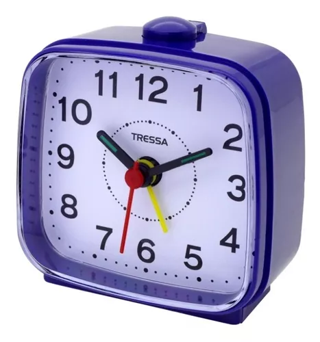 Reloj Despertador Tressa Análogo( Agujas) Dd951 Gtía Un Año