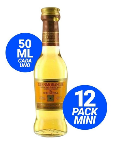 Glenmonrangie The Original  Scotch pack 12 whisky mini 50ml