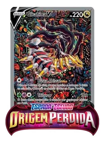 Carta Pokemon Giratina Vastro 131/196 Origem Perdida