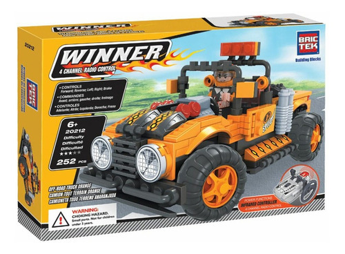 R/c Action - Off-road Truck Orange Cantidad De Piezas 252