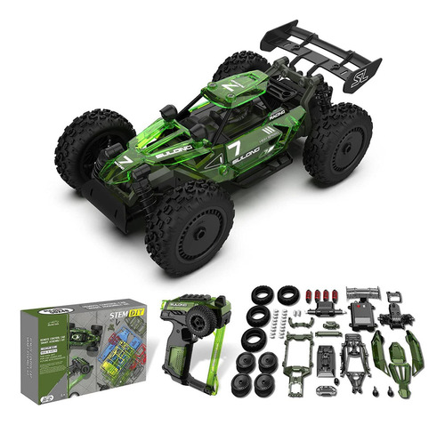 Rc Car Building Toy Kit 1:18 Scale Building Toy 2.4 Ghz...