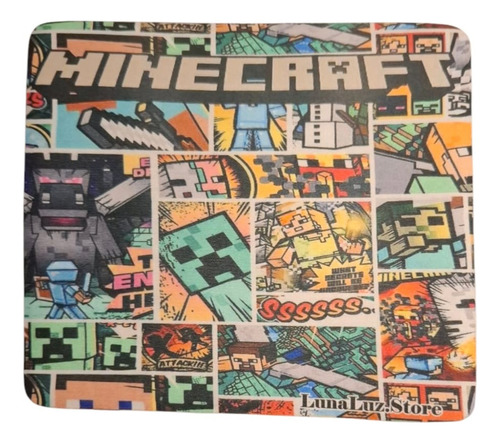 Mouse Pad Personajes Animados Minecraft Comic Minecraft
