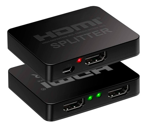 Imagen 1 de 5 de Adaptador Divisor Hdmi Macho A 2 Hdmi Hembra Cable Divisor P
