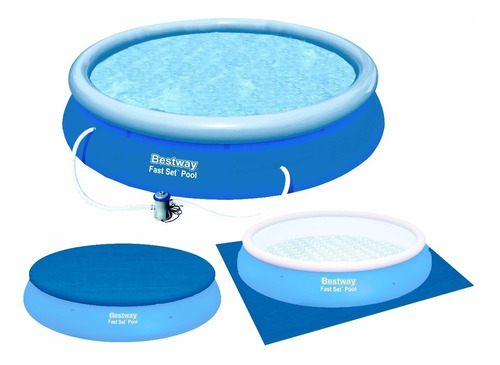 Piscina Gomon Gigante De Anillo Superior Inflable 10.178 Lts