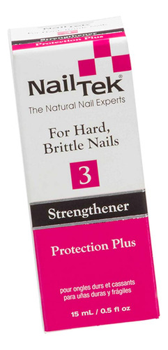 Nail Tek Protection Plus 3, Fortalecedor De Unas Para Unas D