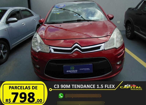 Imagem 4 de 15 de Citroen C3 1.5 Tendance 8v Flex 4p Manual 2015