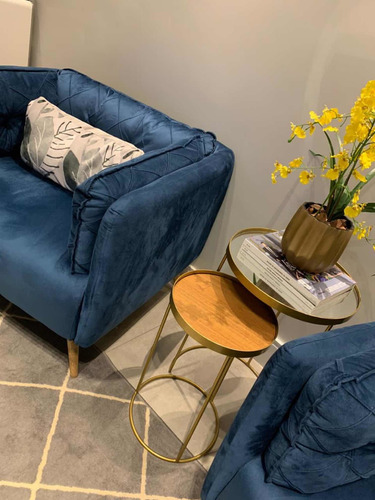 Mesa Lateral - Conjunto Com 2 Mesas Sala