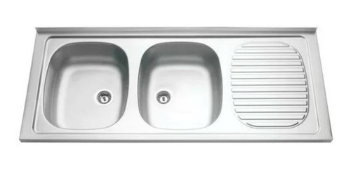 Imagen 1 de 4 de Mesada 2 Bachas Escurridor 120x50 93445/600 Tramontina®