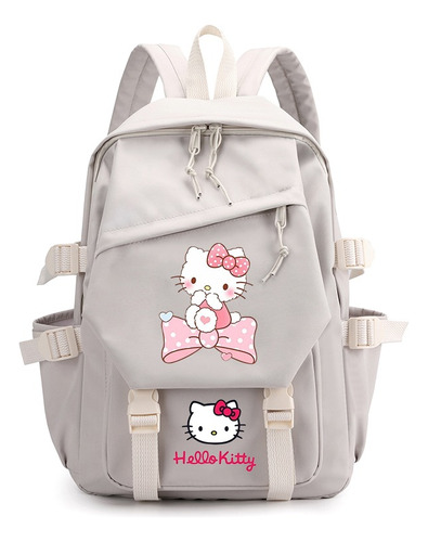 Mochila Tipo Escolar Con Estampado Coreano De Hello Kitty Ca