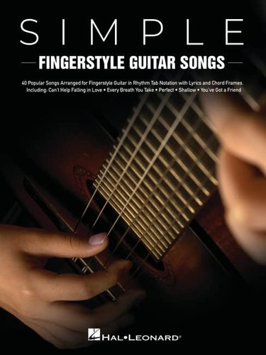 Libro: Simple Fingerstyle Guitar Songs: 40 Popular Songs For