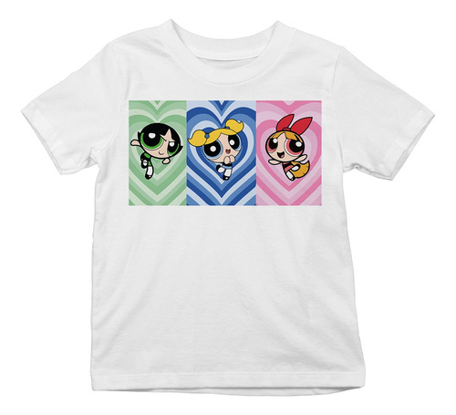 Playera Cuello Redondo Las Chicas Super Poderosas