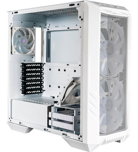 Gabinete Cooler Master Haf 500,mid-tower, Com 2x Fans Argb Cor Branco