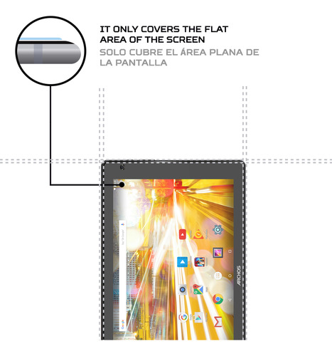 Protector Pantalla Antishock Para Tablet Archos 101b Oxygen
