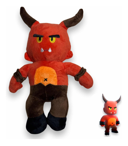 Peluche Felpa Stumble Guys Red Demon Legendario  Skins 30 Cm