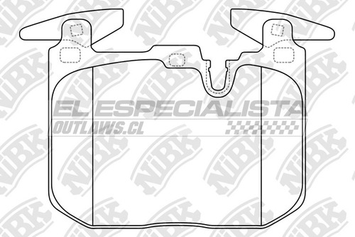 Pastillas De Freno Bmw M135i 3.0 2013 Nibk Delantera