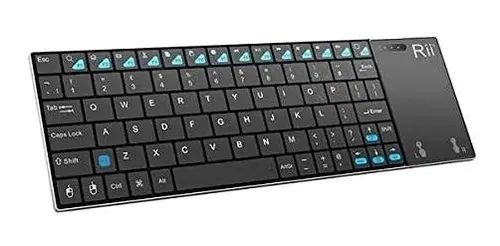 Mouse R Ii Inalambrico Mini Teclado Inalambrico + Mouse Tactil Rii K12+ | Cuotas sin interés