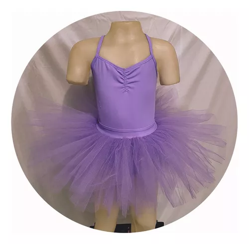 Disfraz Traje Bailarina Nena: Malla Ballet Dm101+ Tutu Corto - $ 11.500