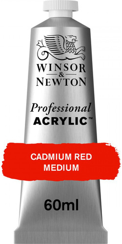 Tinta Acrílica W&n Prof 60ml S3 Cadmium Red Medium