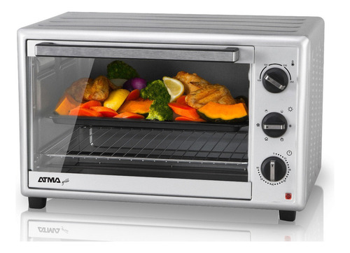 Horno Atma Hg6022pi Grill 60l 2200w Con Timer 250°c