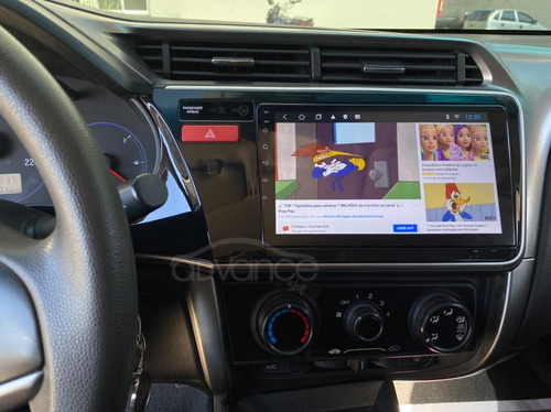 Central Multimidia 9' Honda City Android + Carplay