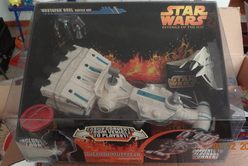 Mustafar Duel Battle Set Star Wars Micro Machines Rots 2005 (Usado)