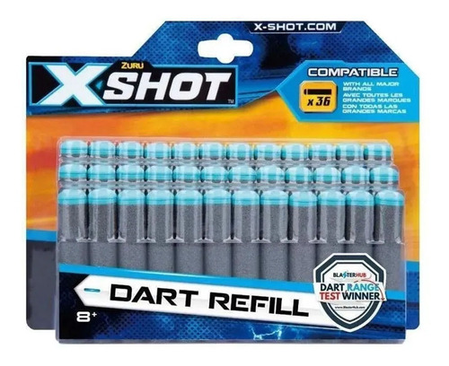 Imagen 3 de 4 de Repuestos X-shot Dardos X 36 Original Pistolas - Rifle - Etc