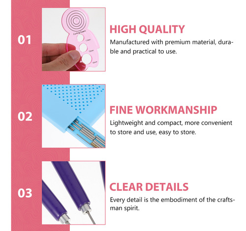 Paper Flower Tools, Juego De Herramientas Para Hacer Quillin
