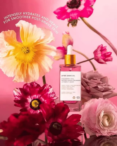 Aceite For Después Del Afeitado Con Aroma A Fresa Y