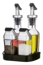 Comprar Set 5 Piezas Dispensadores Aceite Vinagre Sal Pimienta