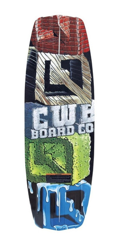 Imagen 2 de 10 de Tabla De Wakeboard Cwb Marius 140 Trevor Hansen Con Botas