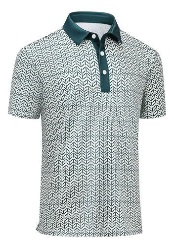 Polo De Golf Ligero De Manga Corta Para Hombre