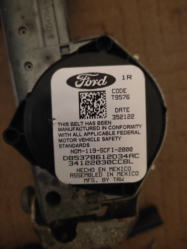 Cinturon Delantero Derecho Seguridad Ford Explorer 2012 2018