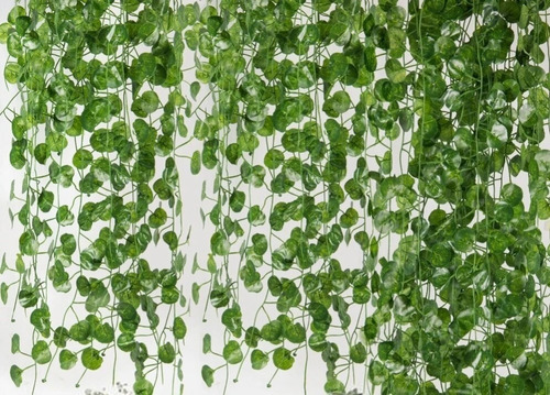 Imagen 2 de 7 de Jardin Vertical Enredadera Artificial X 2,10 Ms #90211 X12