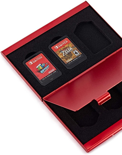Case De Juegos De Nintendo Switch, Pokémon, Pokédex Clásico Rojo