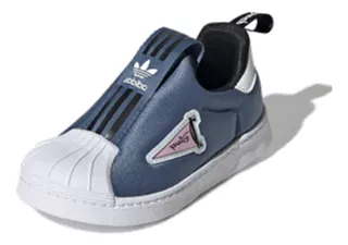 Tênis Infantil adidas X Disney Superstar 360 Azul Original