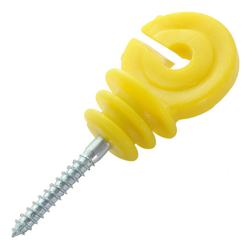 Isolador Gancho ( Ou Anel ) 9cm Curto Emb 100un Amarelo Cni