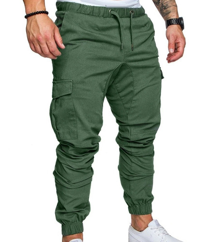 Pantalon  Jogger Gabardina Hombre