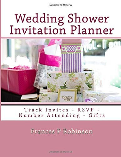 Wedding Shower Invitation Planner Plan And Track Bridal Show