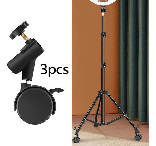 3pcs Ruedas De Soporte De Luz De Servicio Pesado Con 19 Mm