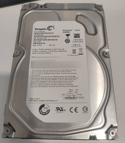 Disco Duro Seagate Barracuda 2tb