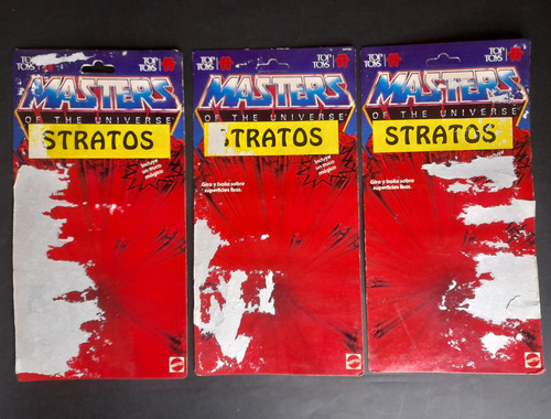 Lote Cartones Muñecos He-man Top Toys Originales Años 80 (Usado)