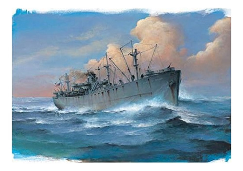 Maqueta Barco Carguero John W. Brown Liberty Ship 1/700