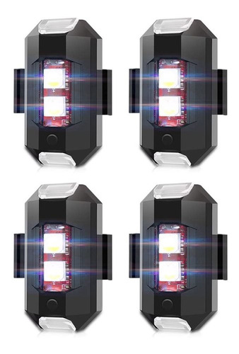 Luz Led Estroboscopica 7 Color Mini Iluminacion Recargable 