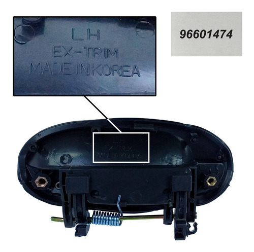 Imagen 7 de 8 de Manilla Externa Trasera Izquierda Spark Original