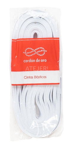 Imagen 5 de 6 de Elástico Liga Cordón De Oro De 15mm X 10 Metros