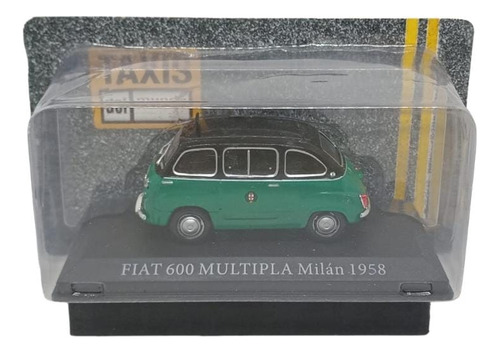 Auto Coleccion Taxis Del Mumdo Fiat 600 Multipla Milan 1958