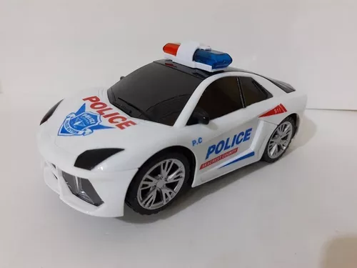 Brinquedo Carro De Polícia Com Luz E Som Giro 360 – Shopping Tudão